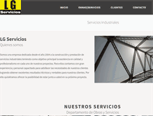 Tablet Screenshot of lgservicios.com.ar